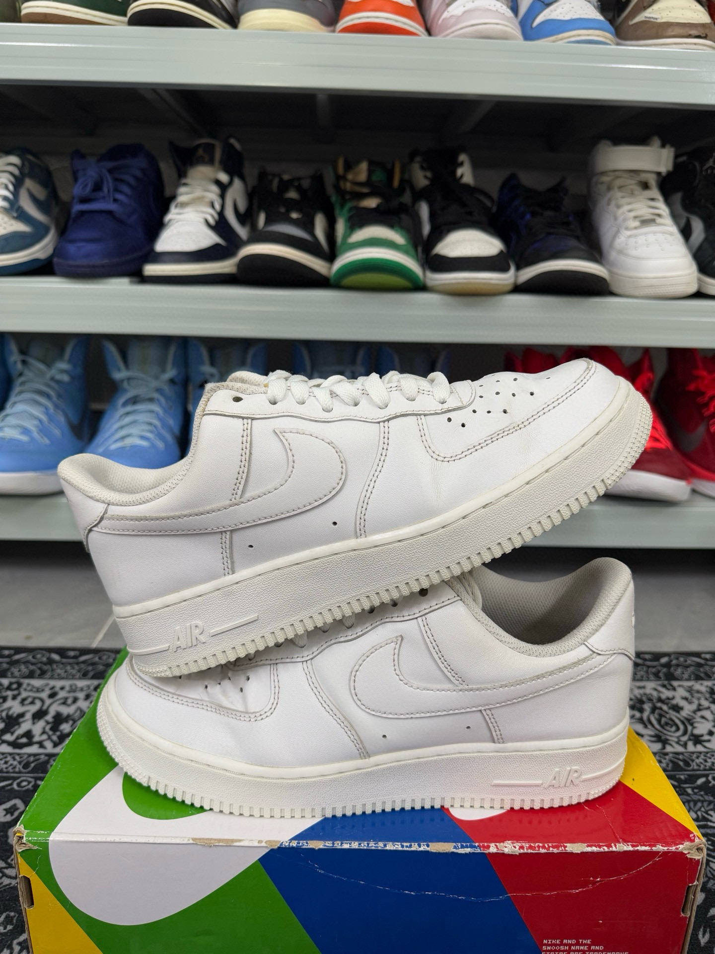 90新 maje 42.5码/af1纯白休闲鞋/二手正品