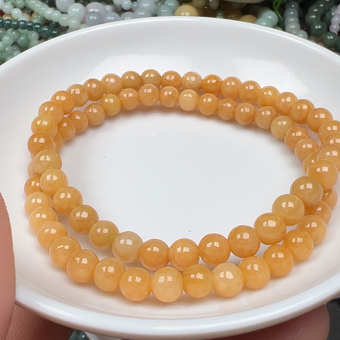 翡翠手链未镶嵌都*弟货主老华