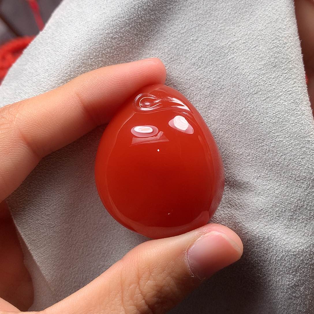 南红玛瑙1未镶嵌宇*辣椒红随行