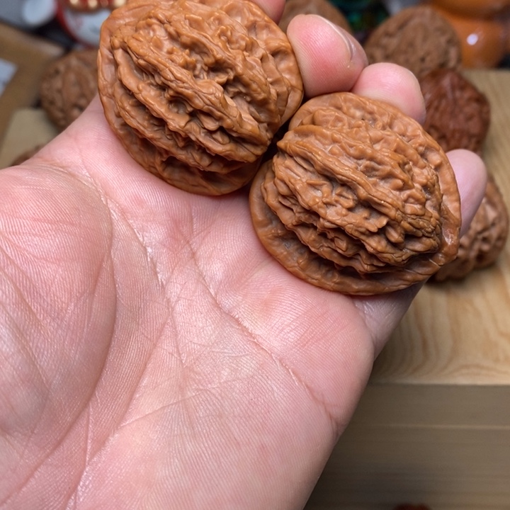 吊坠文玩核桃麦穗虎头