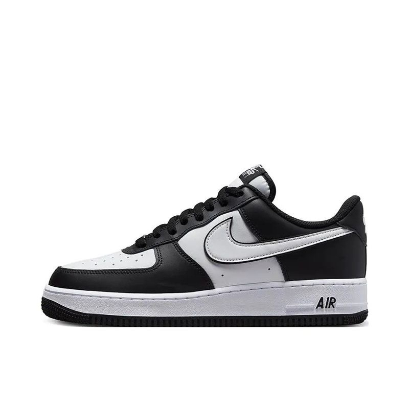 NIKE耐克黑白熊猫空军一号AirForce1耐磨防滑情侣板鞋DV0788-001