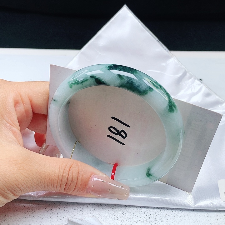 翡翠手镯未镶嵌56+正圈