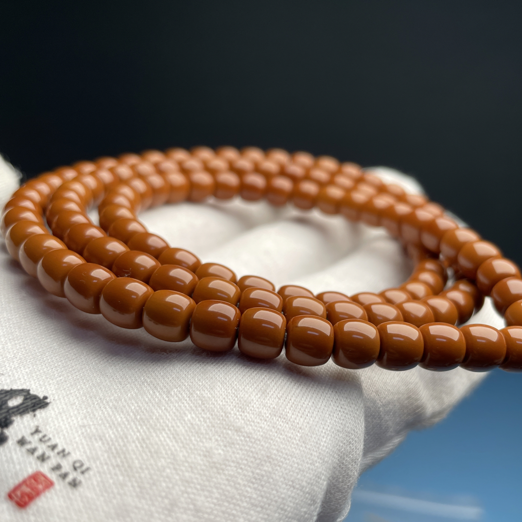 老挝爆红料全无白核尖脖挂108 无花无白铁核毕业级