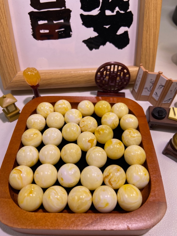 【新人专享】瓷白飘花圆珠单珠DIY配饰