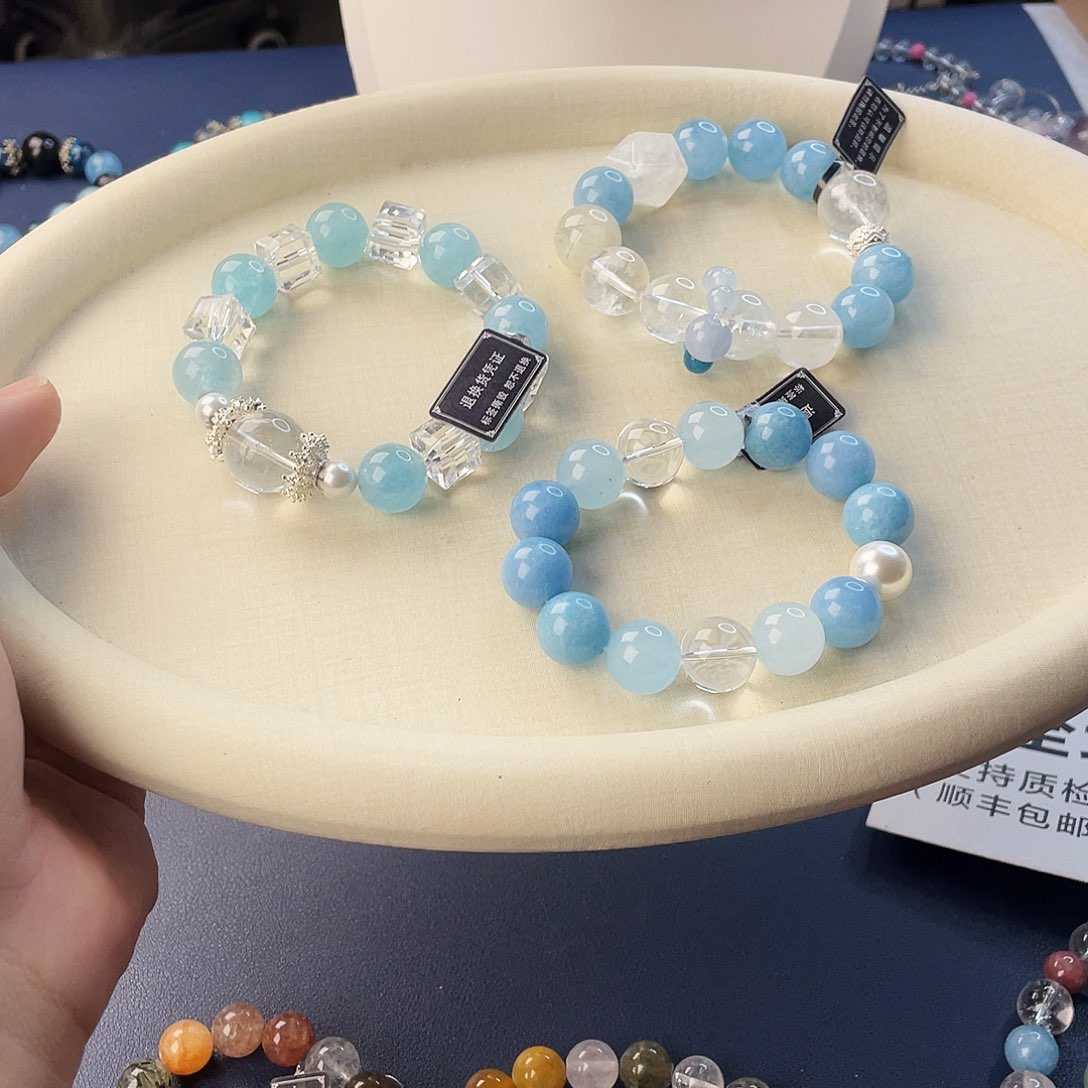 银S925镶嵌水晶手链