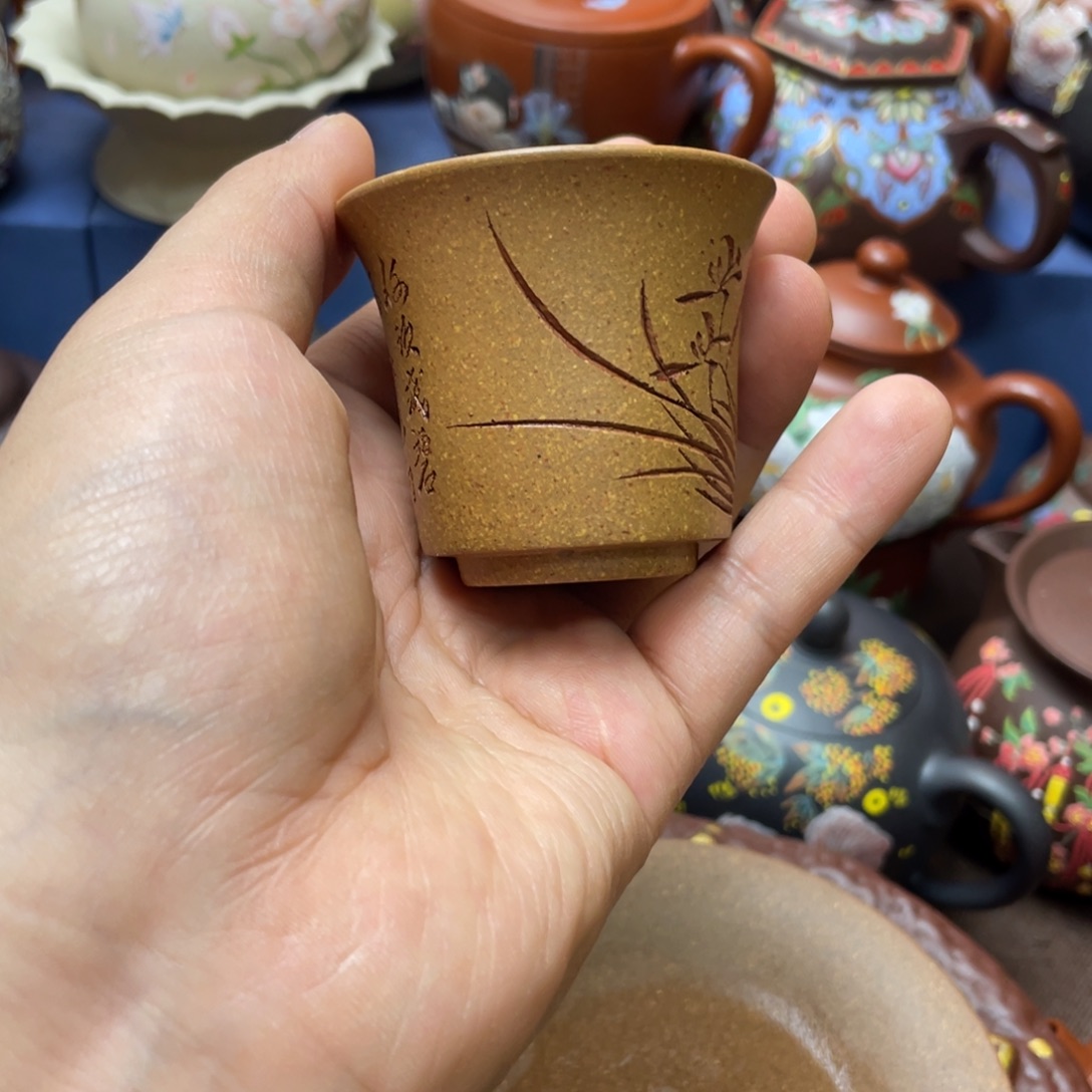 紫砂茶杯紫砂主人杯50cc