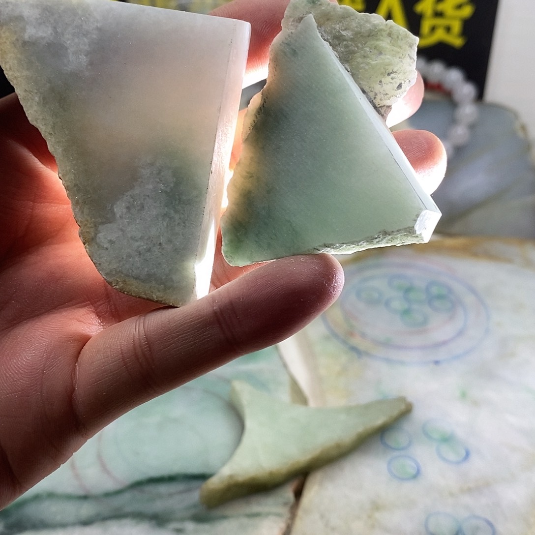 翡翠散珠天然缅甸翡翠a货10