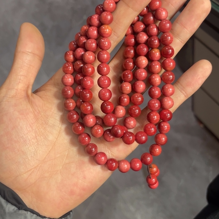 檀香紫檀（小叶紫檀）无事牌印度小叶紫檀手串手串