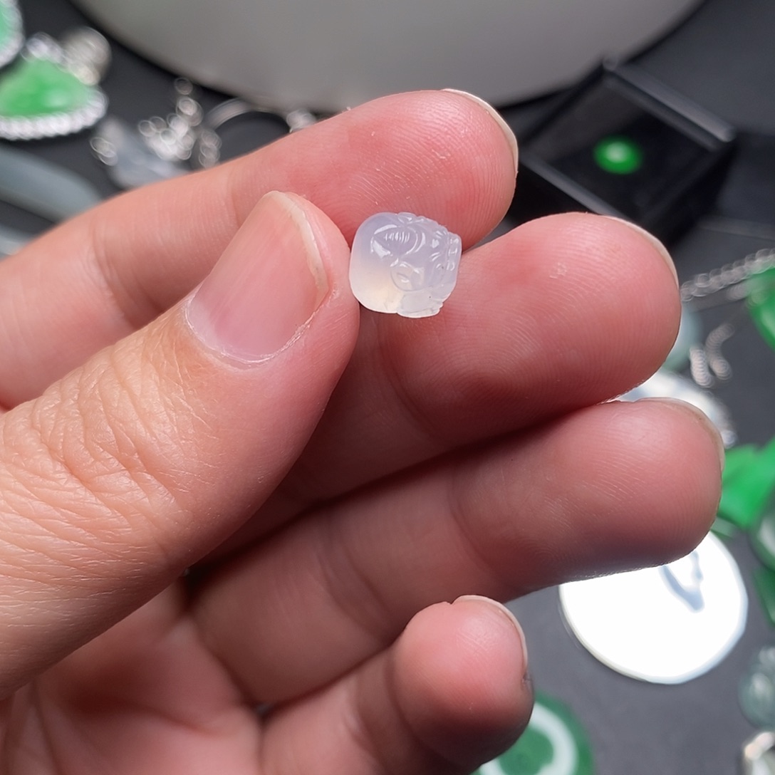 翡翠颈饰未镶嵌丽****L貔貅