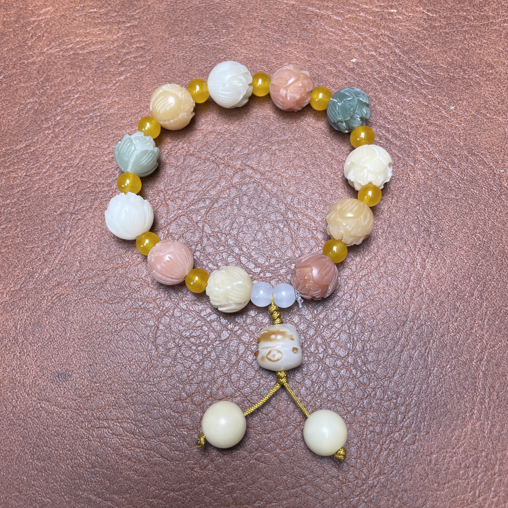 菩提有钱花手串（无礼盒）PT058