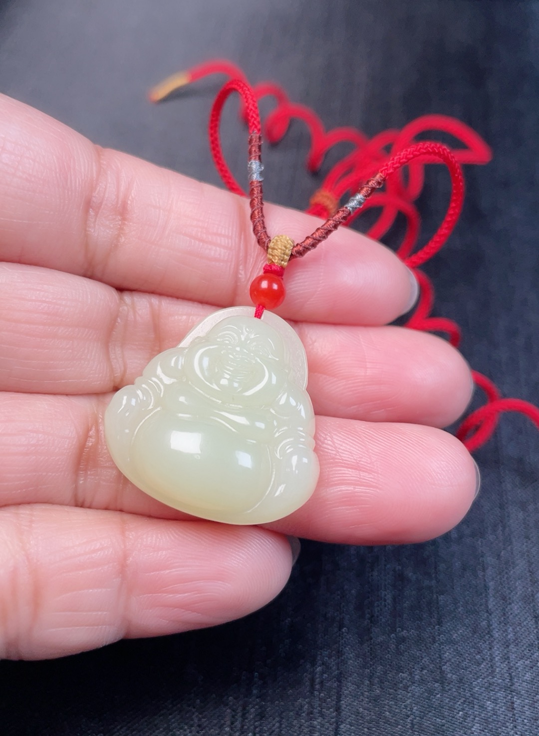 新疆若羌黄玉 宝宝佛福气满满尺寸2.5/2.5cm无需包容送礼送福气