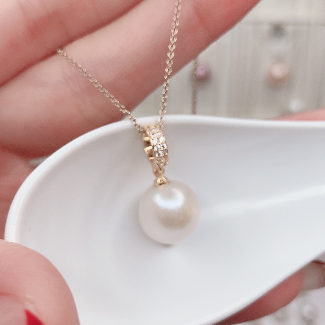 淡水珍珠吊坠(赠链)合金