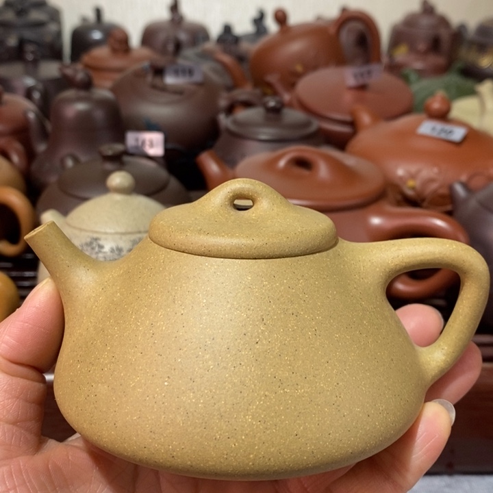 紫砂茶壶微瑕处理一把