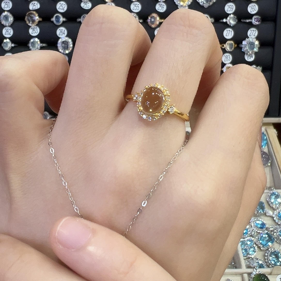 蛇纹石玉银S925镶嵌饰品