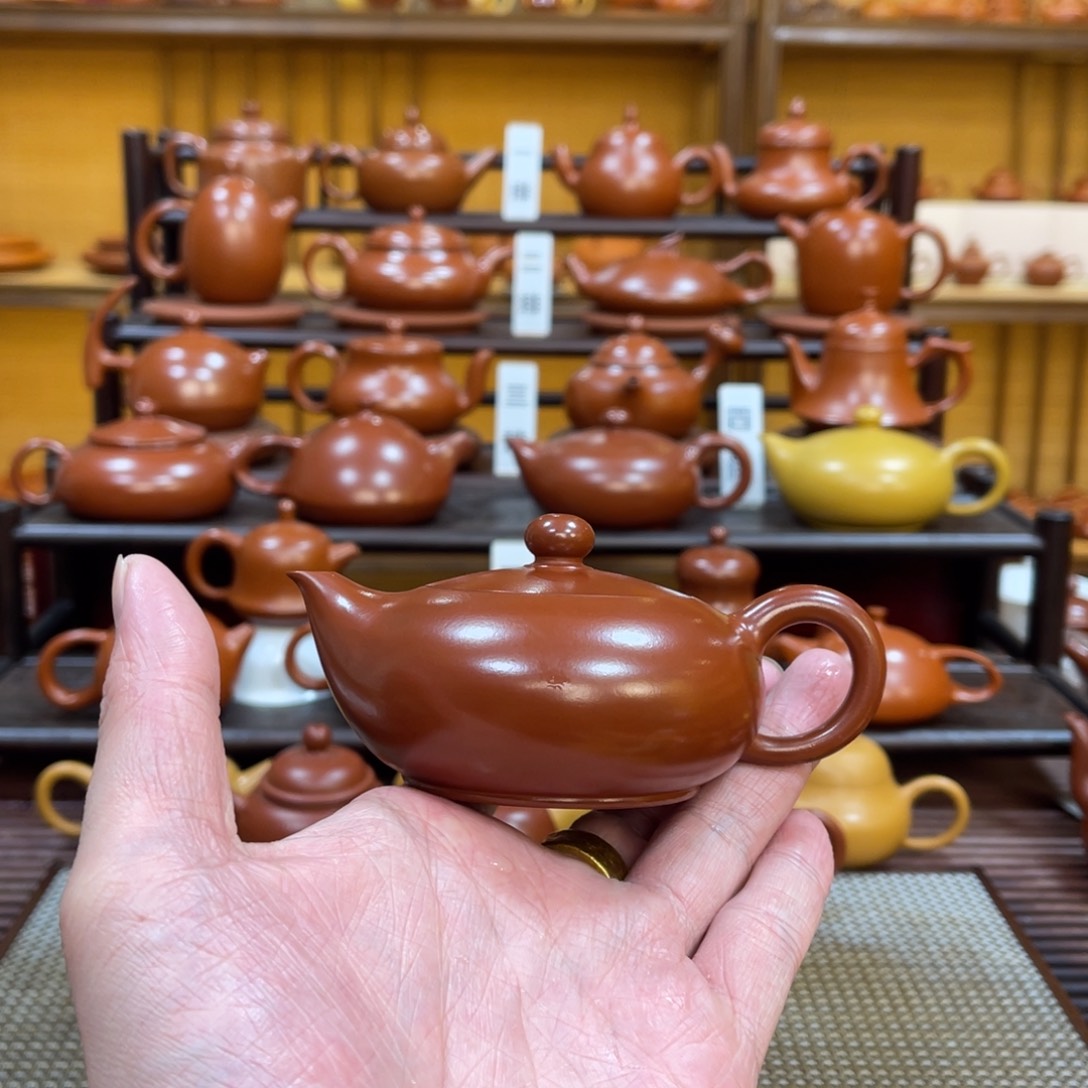 紫砂茶壶红凤雏120-140cc