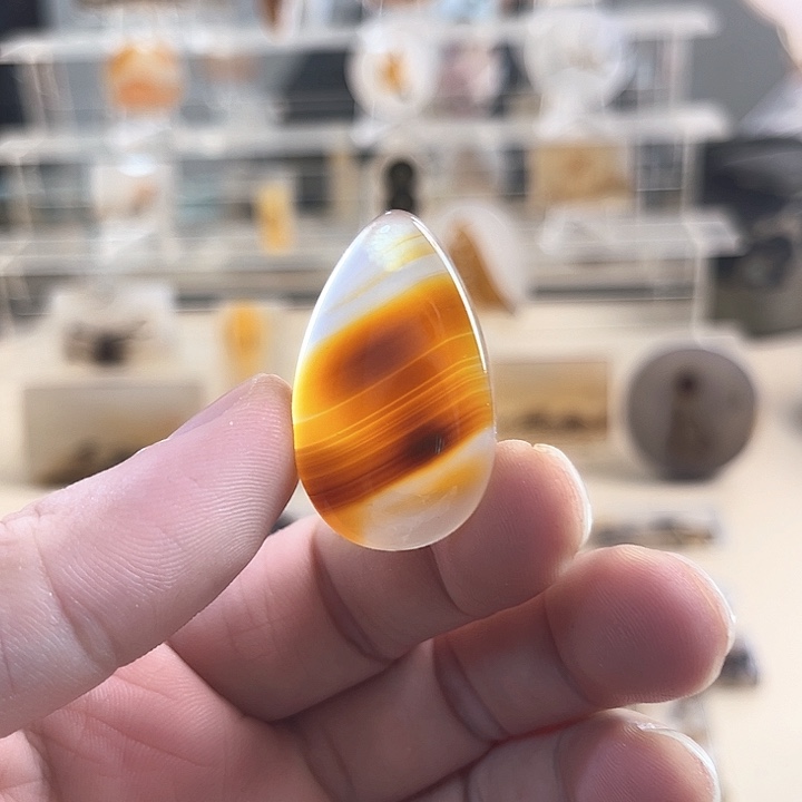 玛瑙/玉髓未镶嵌吊坠(不含链)