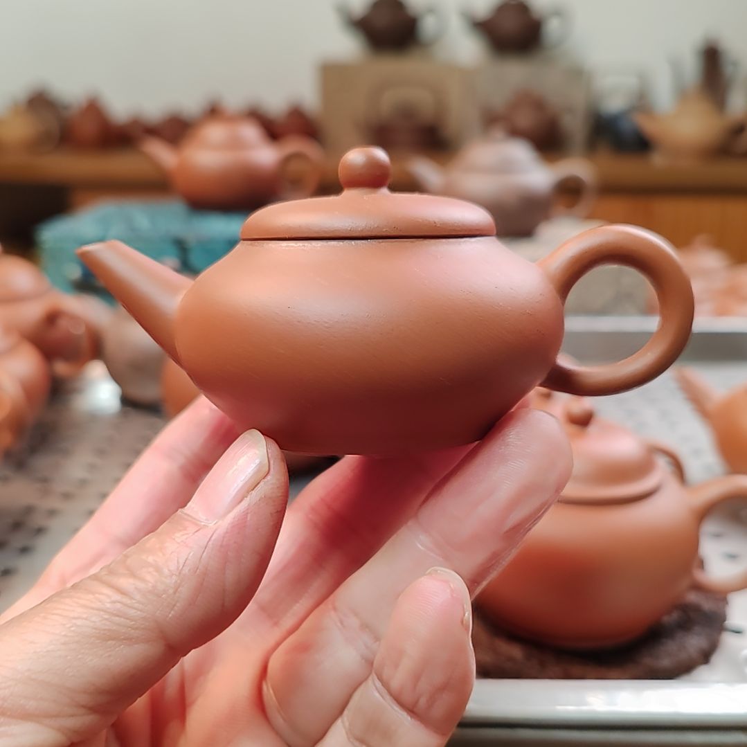 紫砂茶壶古*天复刻汤婆扁水平
