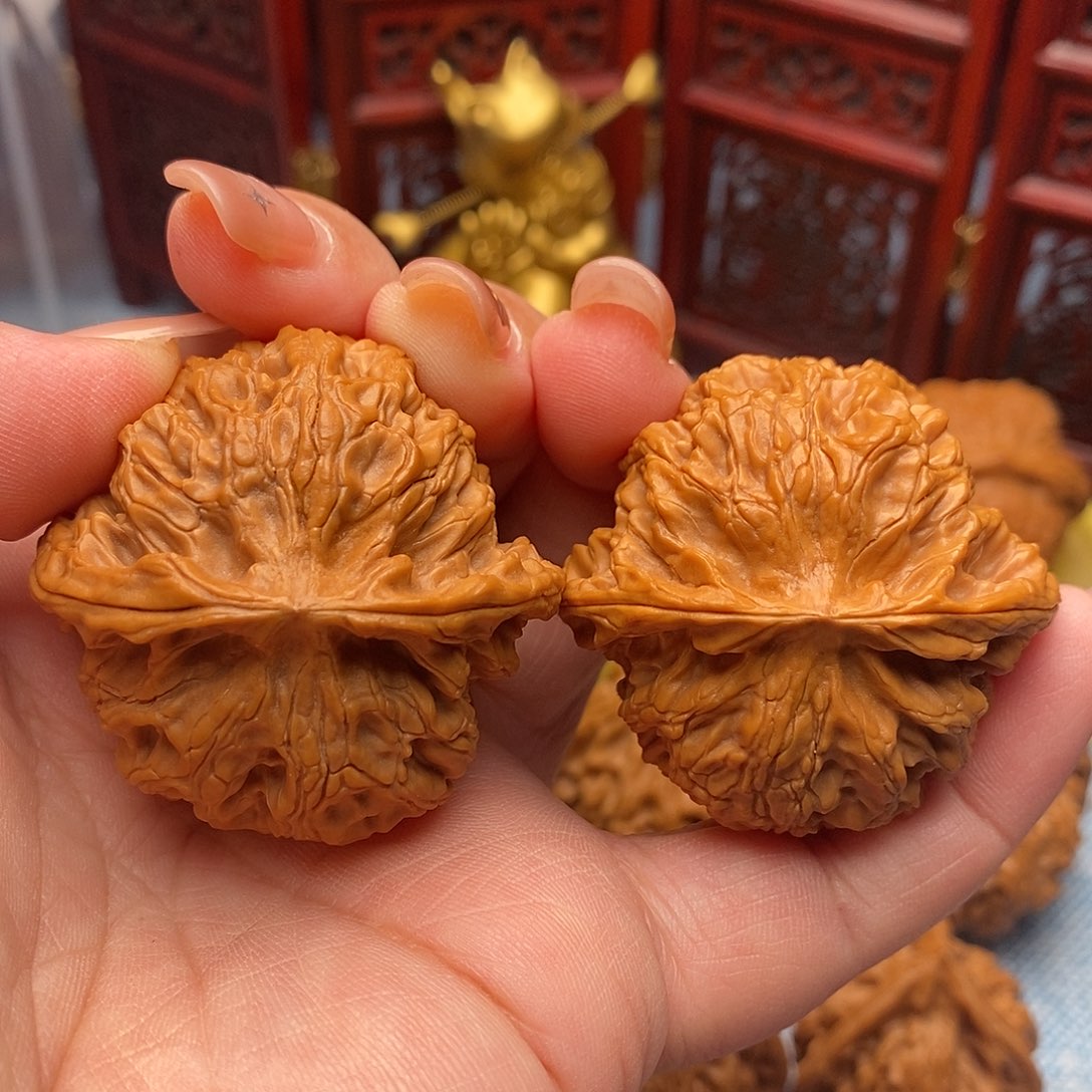 文玩核桃把件43全品毕业苹果园