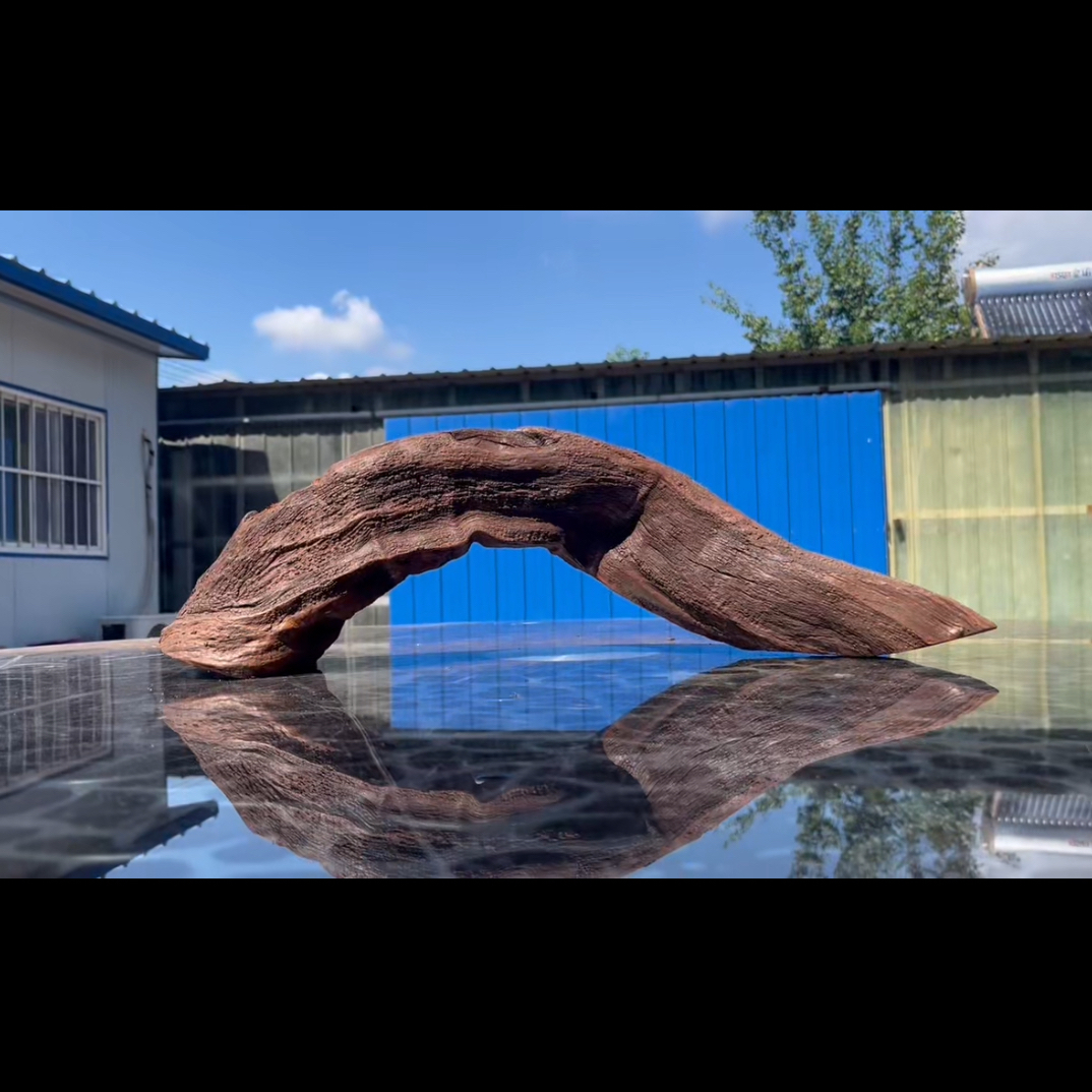 尺寸：60✖️13✖️18，鱼缸造景沉木摆件，紫柚木，秒沉水，一木成景，包煮
