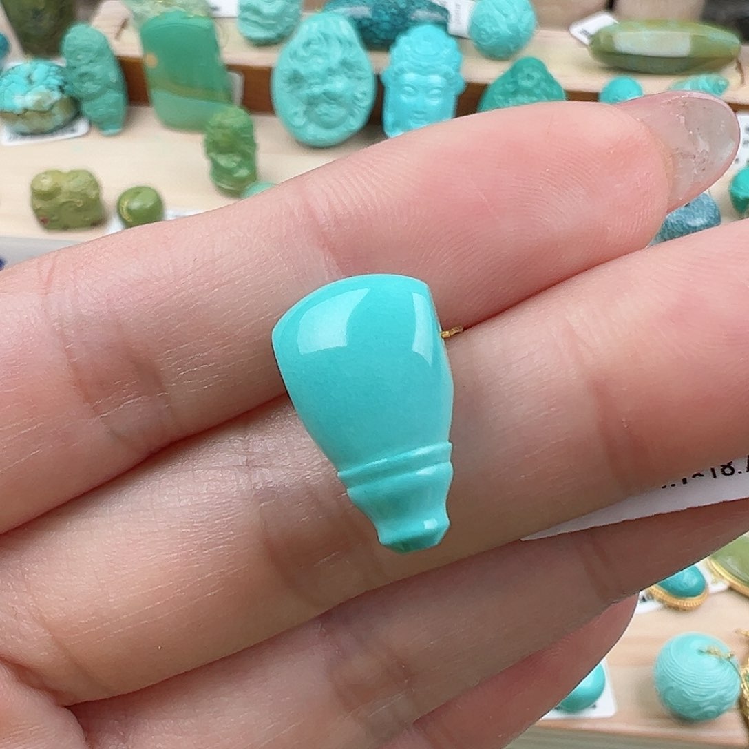 绿松石配饰未镶嵌蛋*