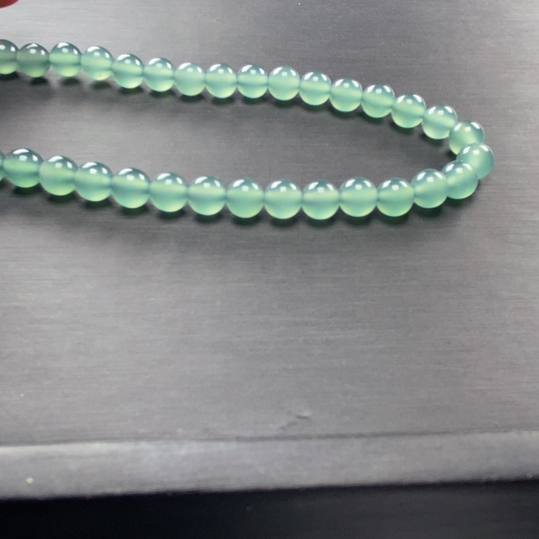 翡翠手链未镶嵌多样性发货其一卡6。30颗