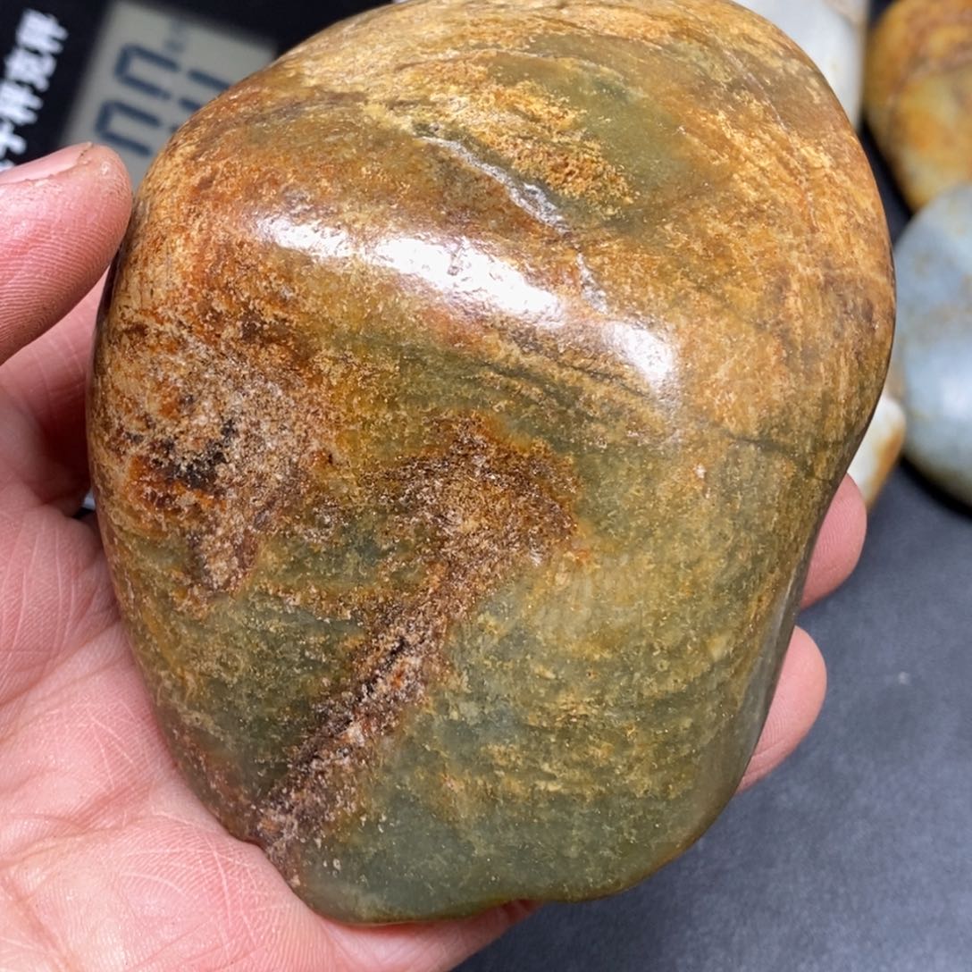 和田玉（糖玉）笔搁未镶嵌