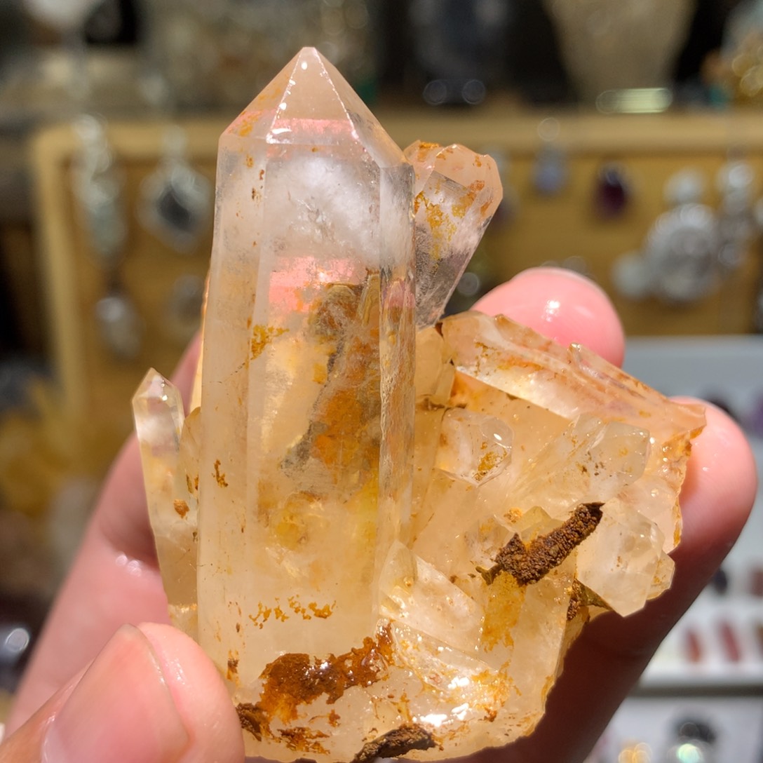 水晶喜马拉雅白兔毛未镶嵌