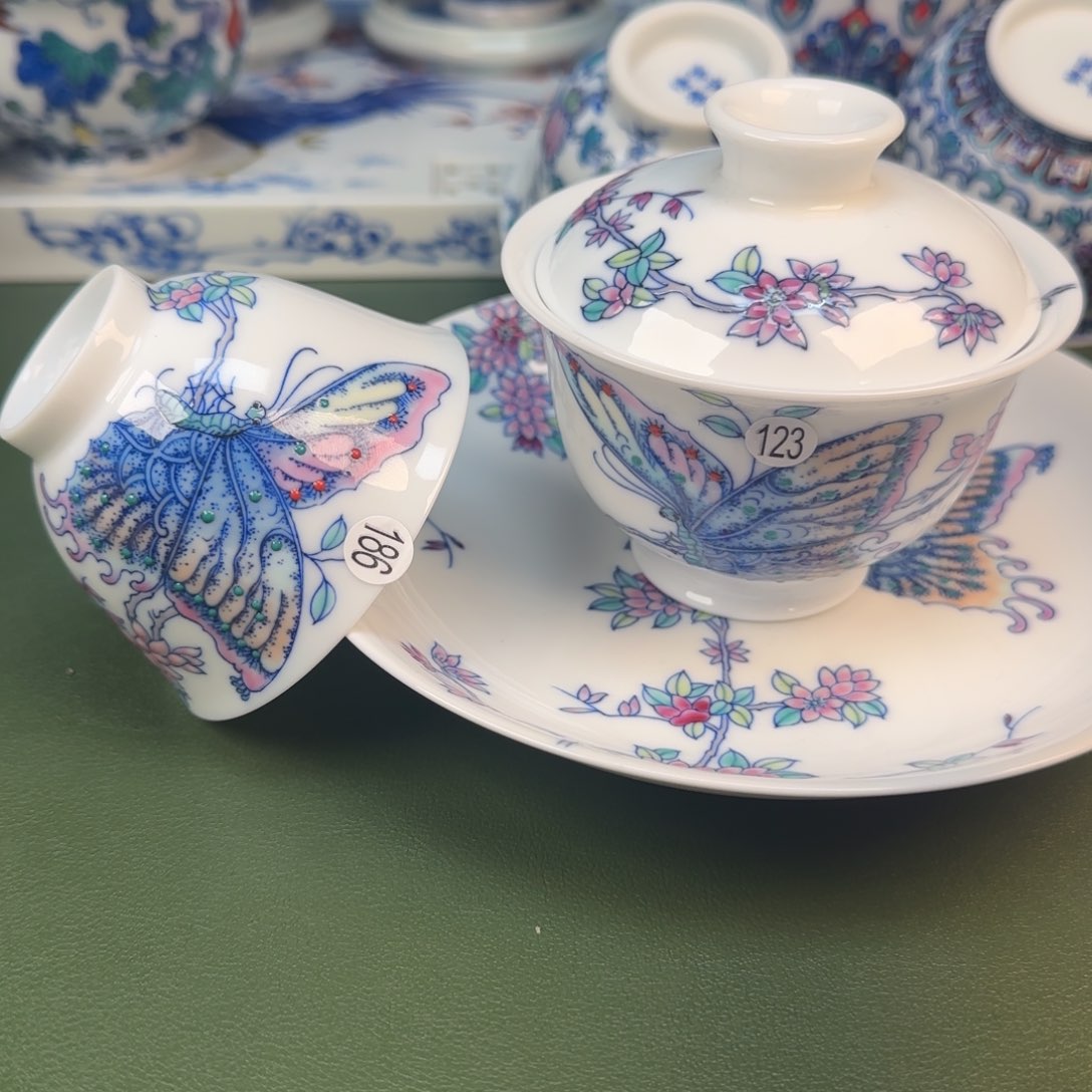 景德镇纯手工手绘茶具