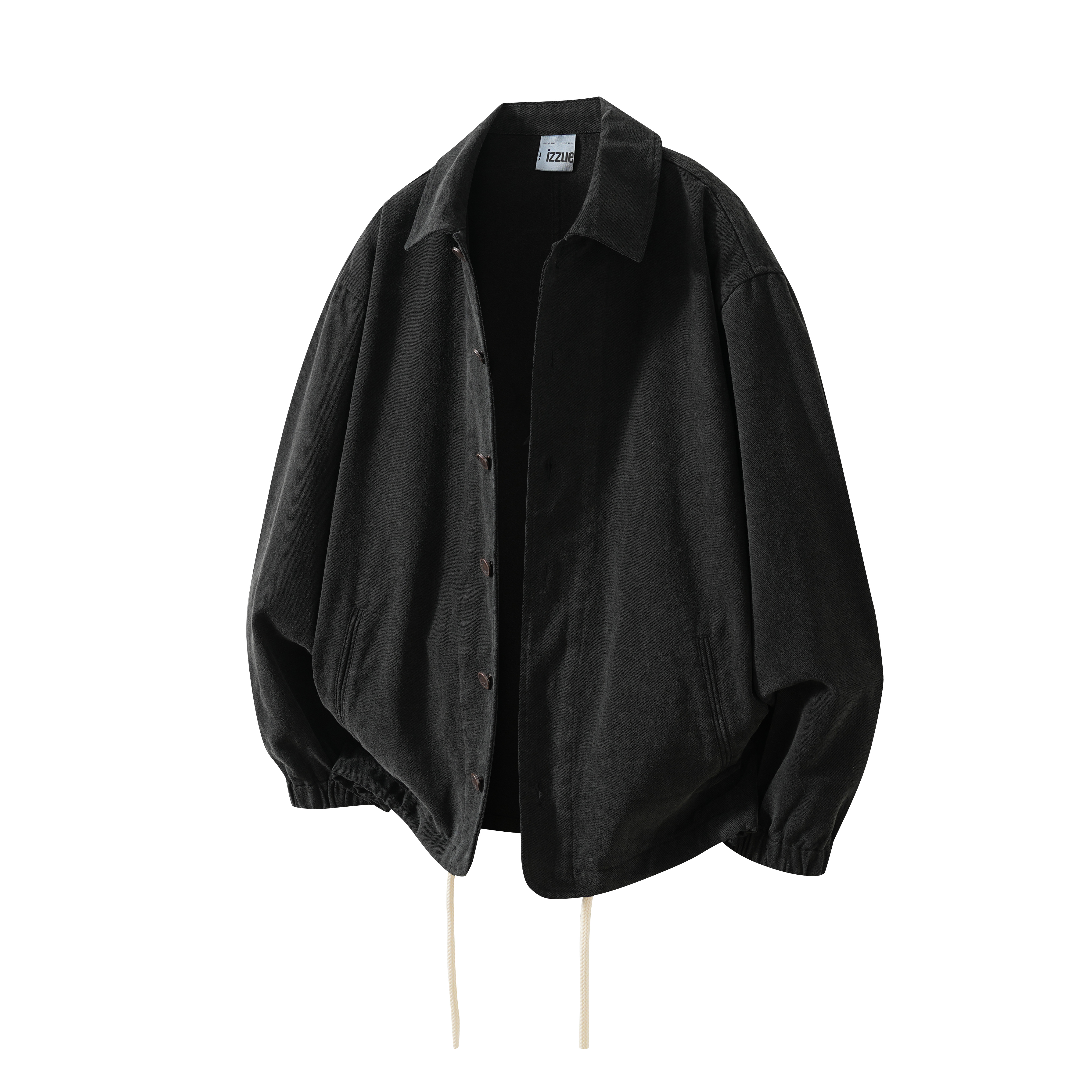 纯色夹克男衬衫情侣穿搭秋冬新款男装宽松百搭显高工装风