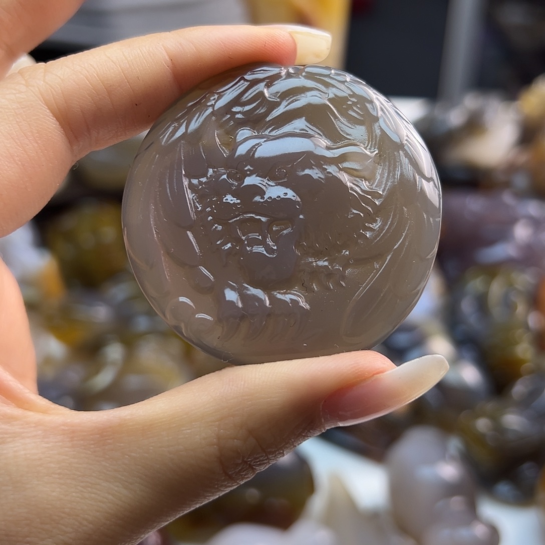 玛瑙/玉髓未镶嵌吊坠(不含链)