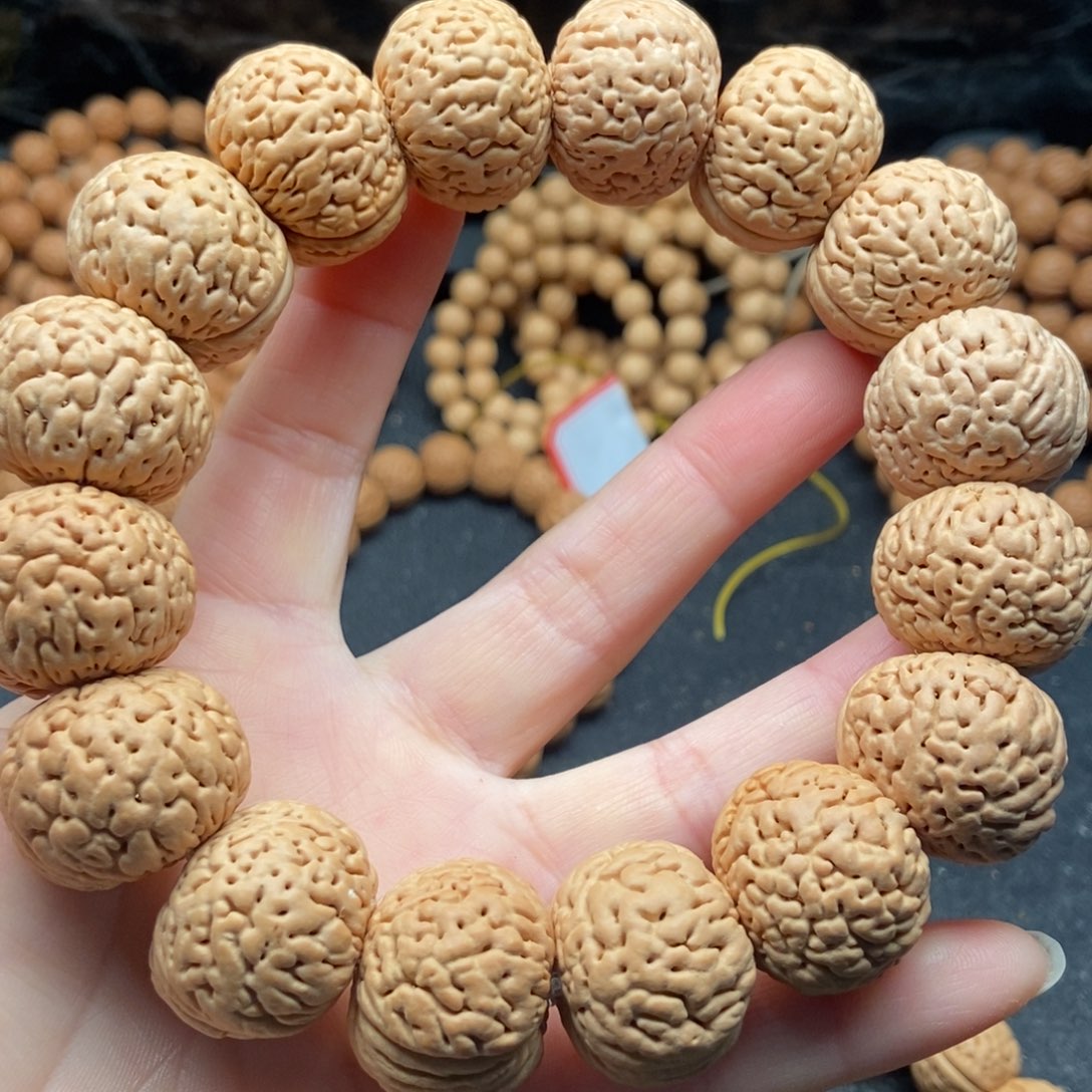 桃核手串苹果园23➕原皮原色