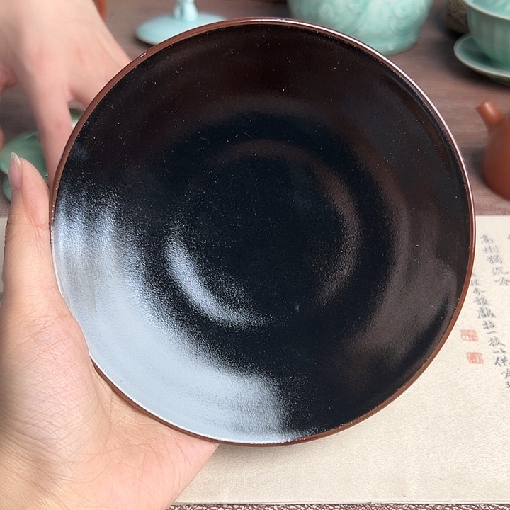 龙泉云间青瓷小米茶器