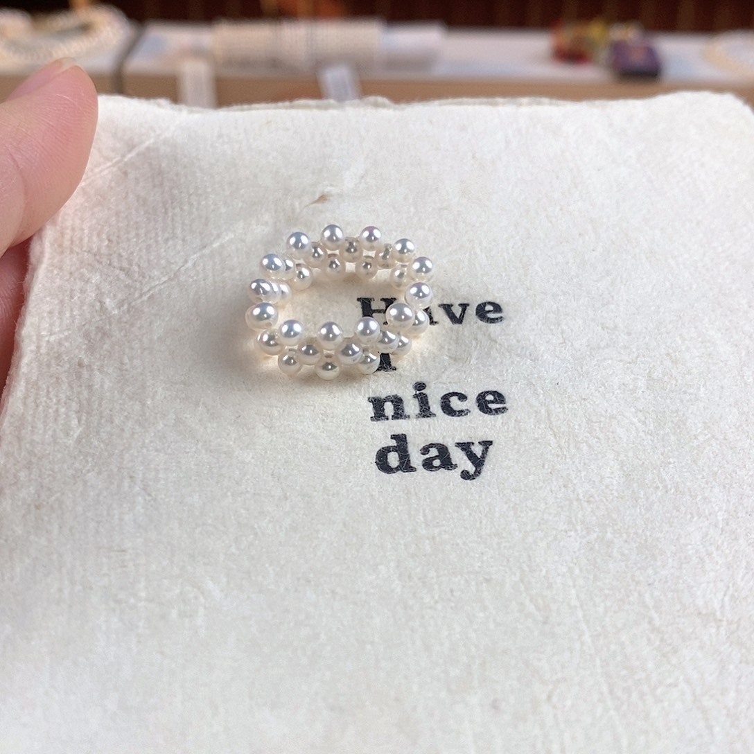 淡水珍珠未镶嵌戒指