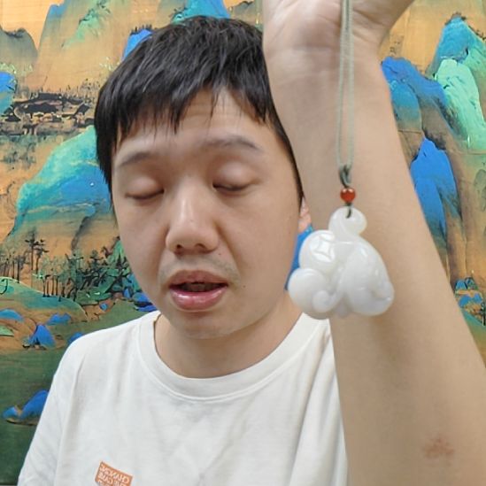 安***然和田玉未镶嵌颈饰