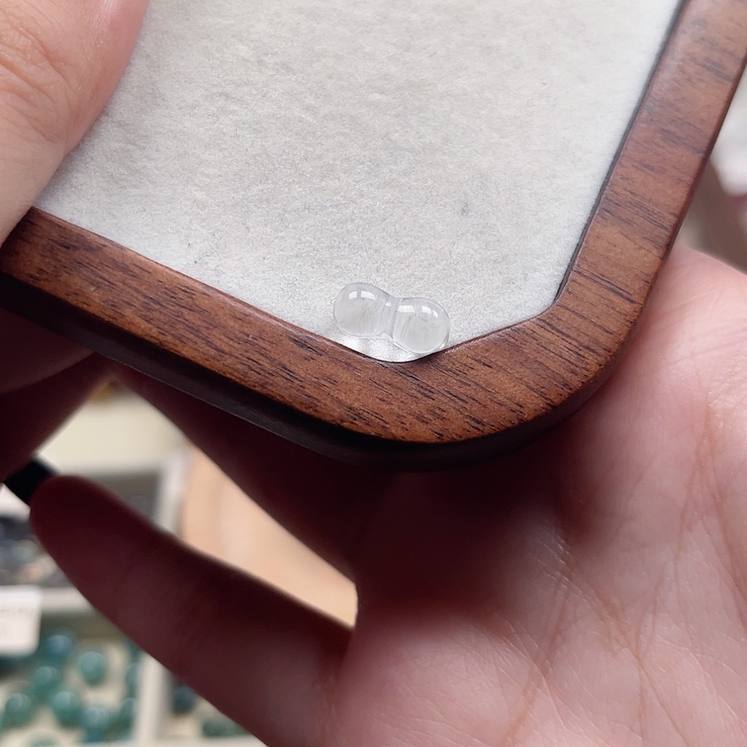 水晶未镶嵌珠宝半成品白水晶保龄球