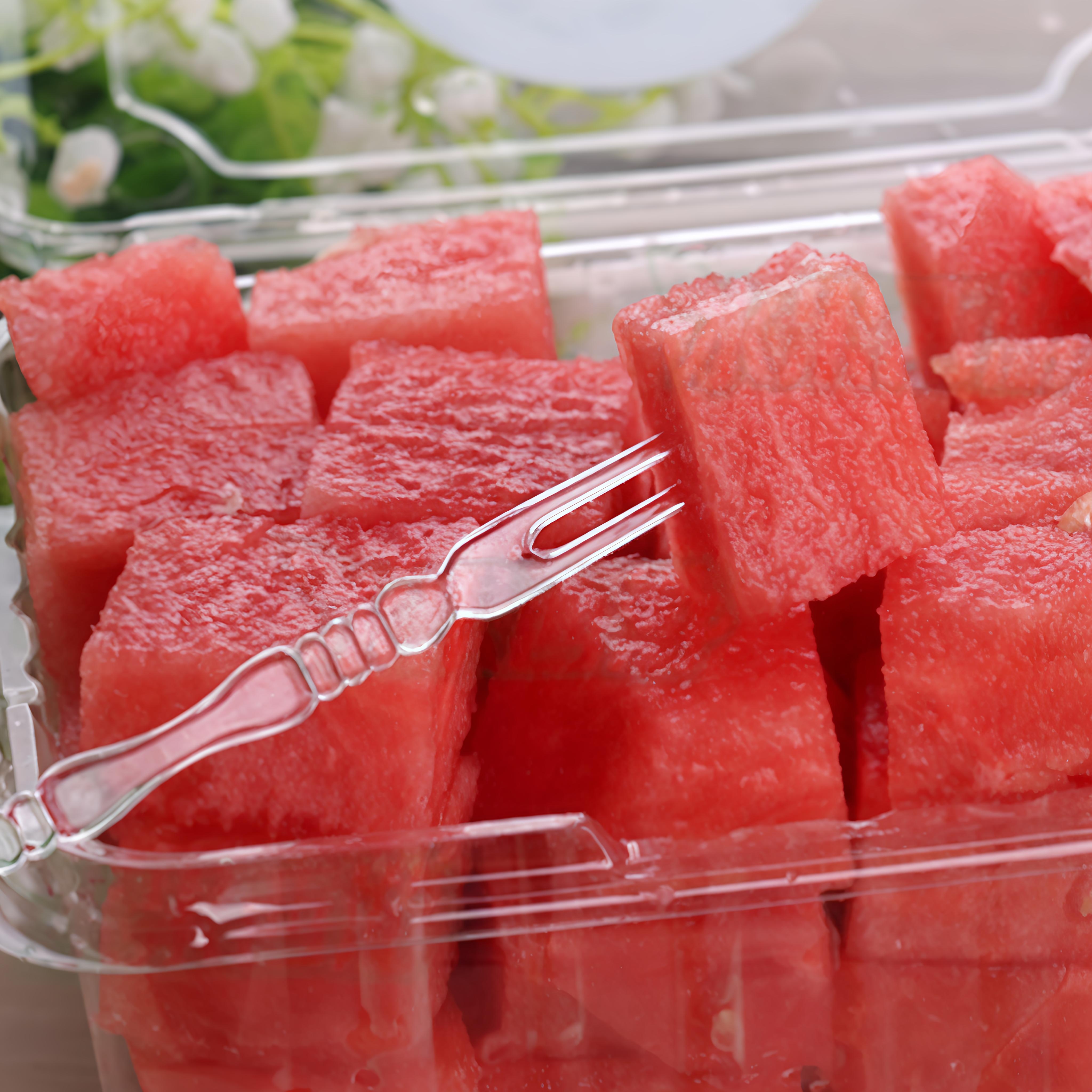 果切【达吾水果】夏日爆款鲜切无籽麒麟瓜500g装(同城骑手配送到家)