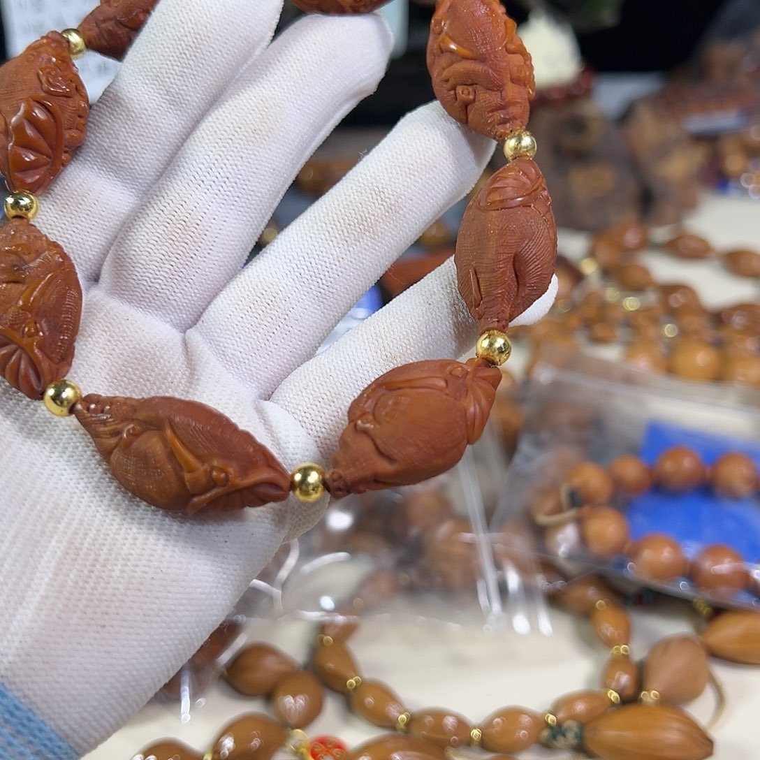 橄榄核手串/手链橄榄核雕刻手工艺品