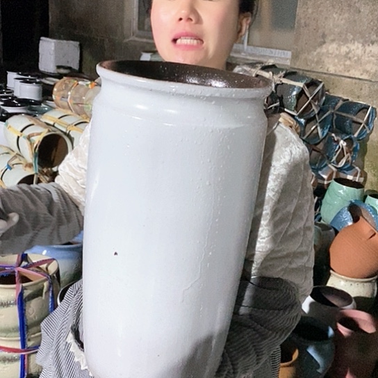紫砂花盆正品口22高43
