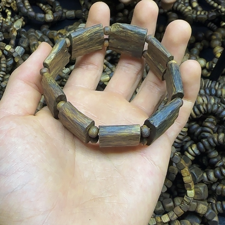 手串沉香99分沉手牌珠单圈18.6克