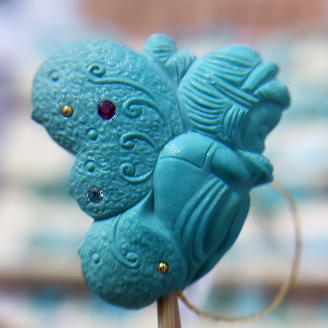 绿松石珠宝奇石未镶嵌