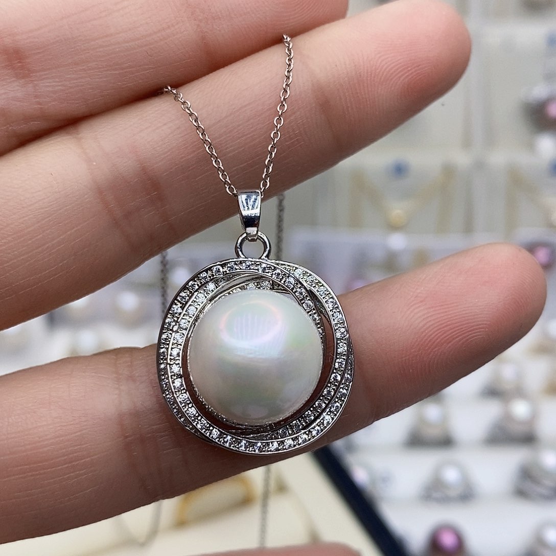 淡水珍珠颈饰合金