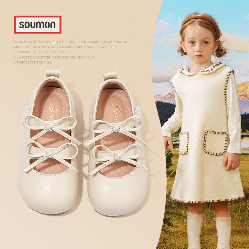 特价儿童皮鞋2025春秋款女童单鞋小女孩公主鞋宝宝鞋时尚小童豆豆