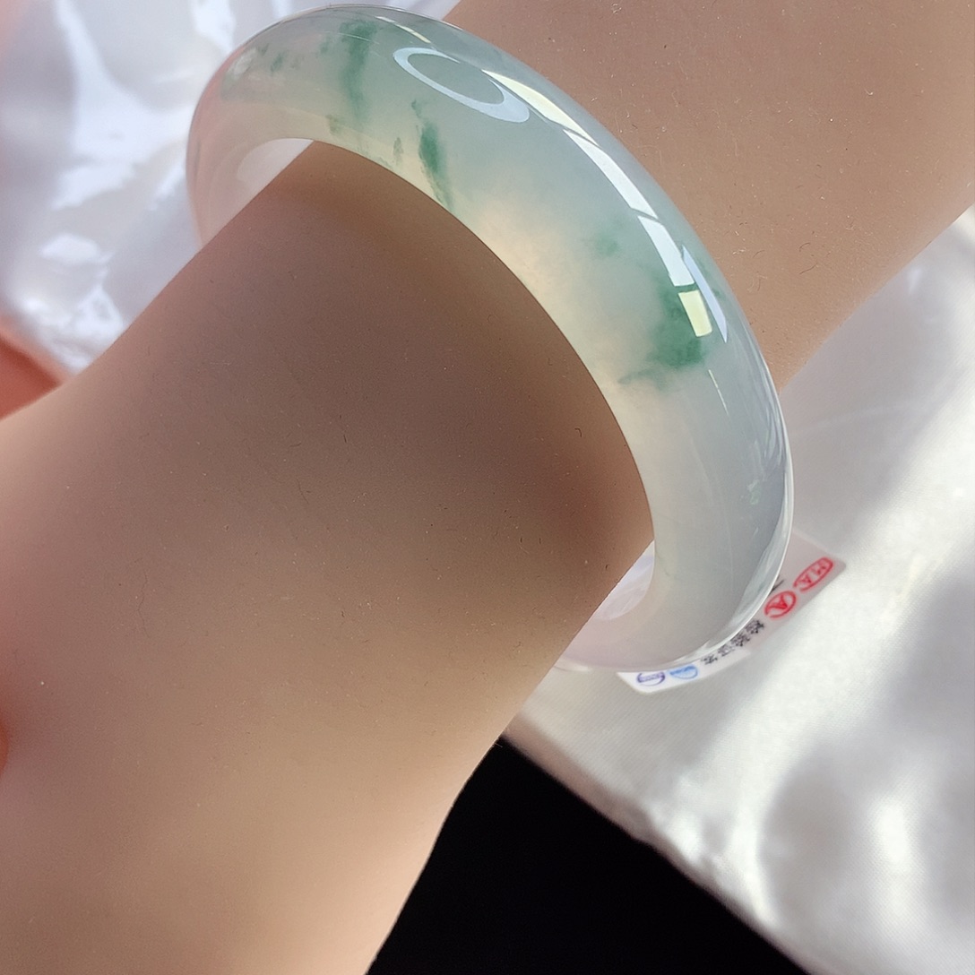 翡翠手镯未镶嵌天然A货翡翠52/53