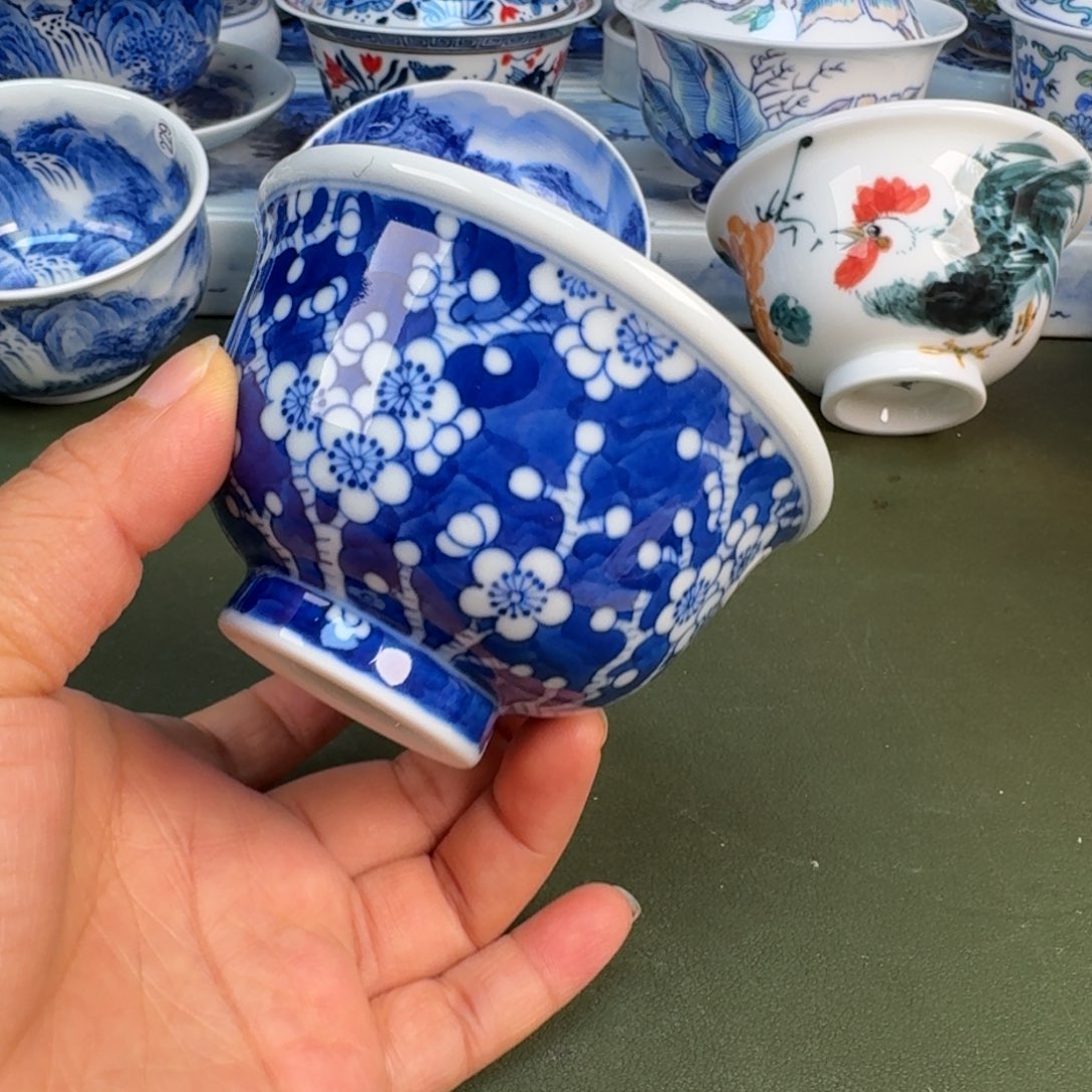 陶景德镇纯手绘茶具圆圆201