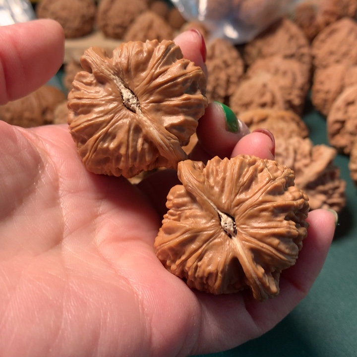 桃核吊坠熙***/白狮子有修