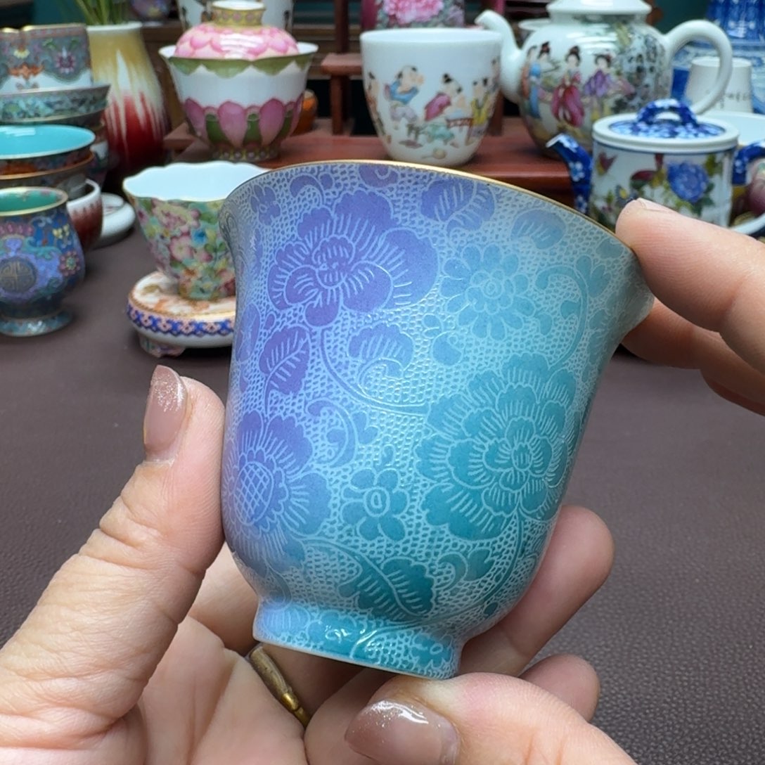 瓷片景德镇仿古手工制作精品展示