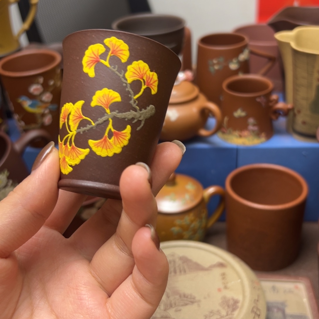 紫砂茶杯紫砂主人杯