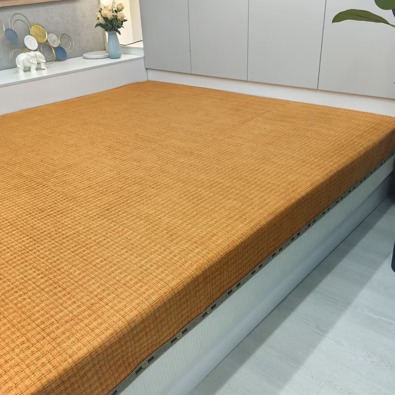 暖木杨（小香风）加厚雪尼尔面料四季柔软榻榻米床盖炕盖防滑耐磨
