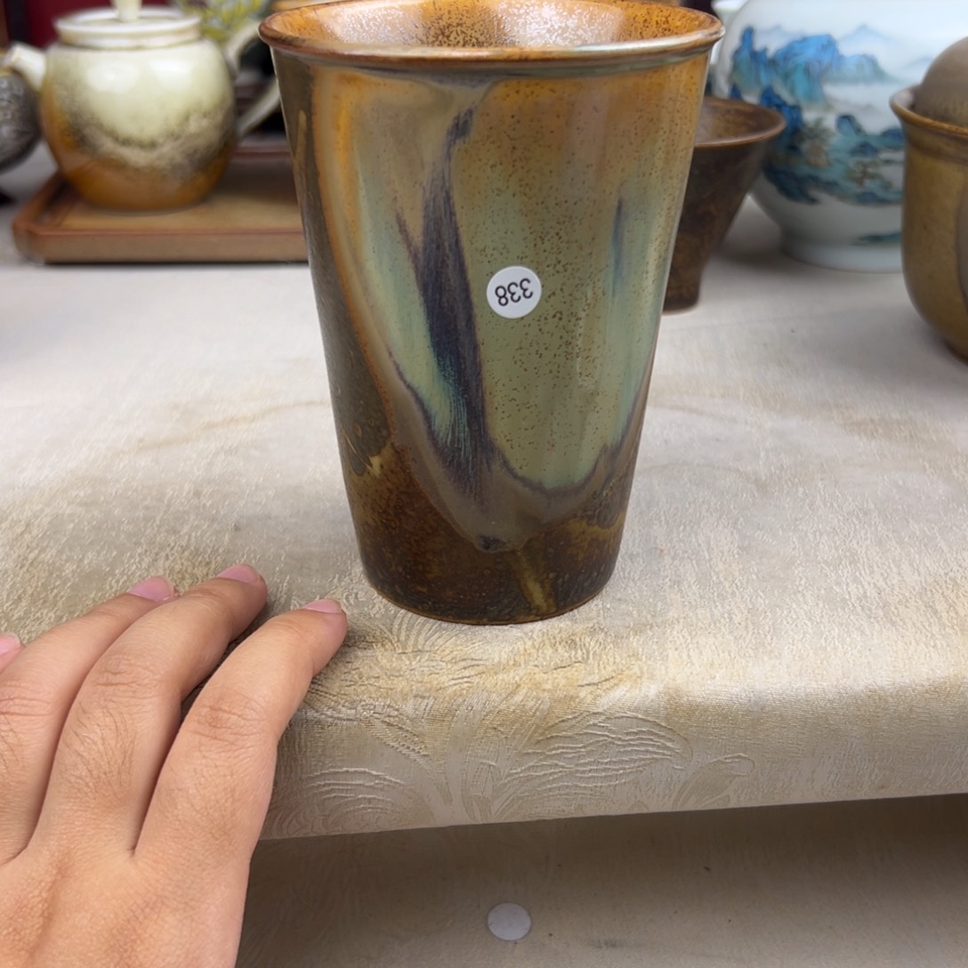 杯纯手工柴烧主人杯