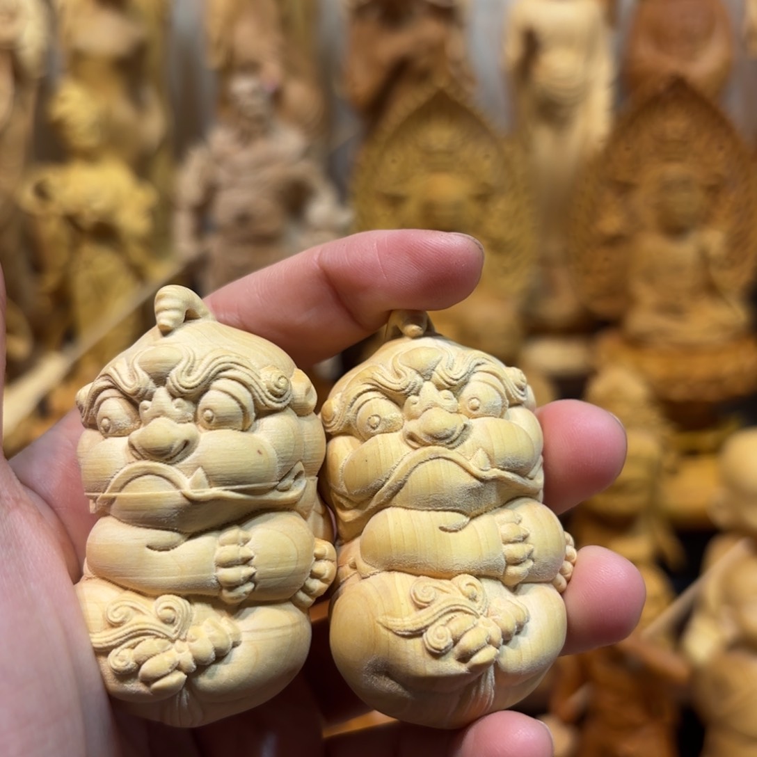 黄杨木黄杨木瑕疵貔貅